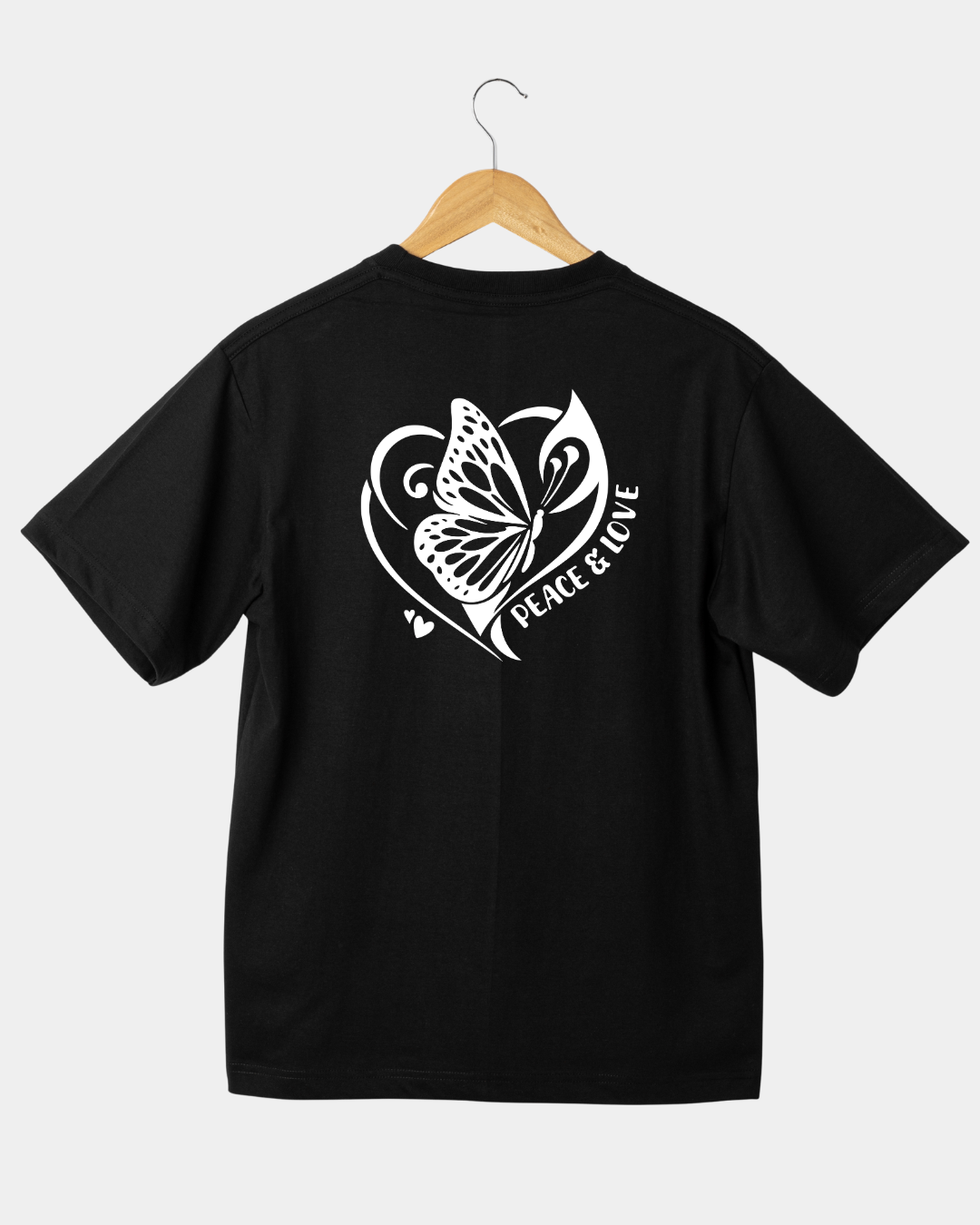 Peace and love Unisex t-shirt
