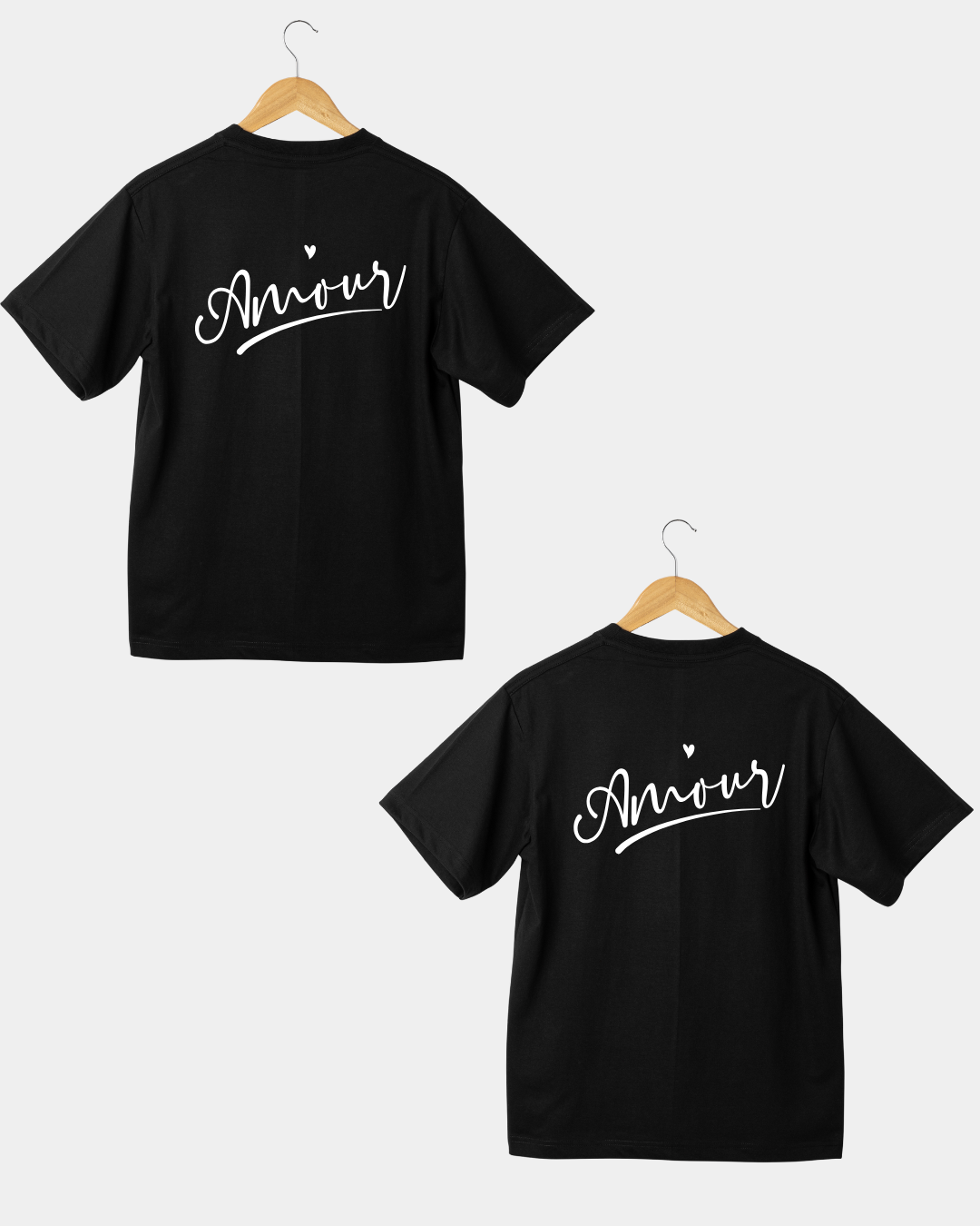 Amour Men & Women Coulpe T-shirt