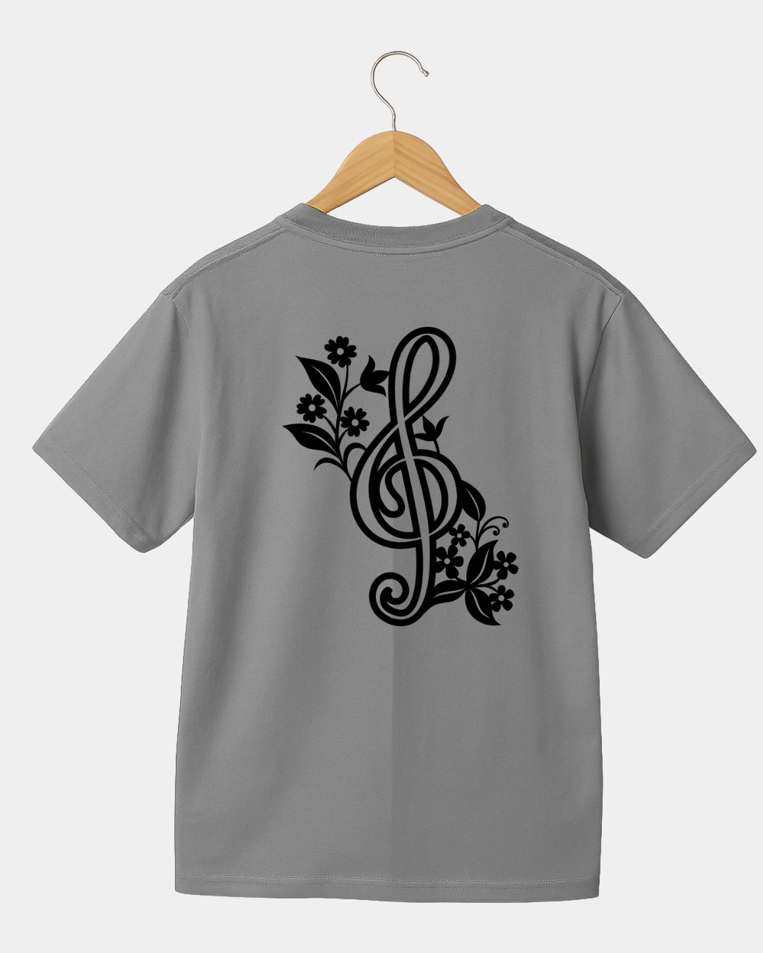 Flower treble clef  Unisex  t-shirt