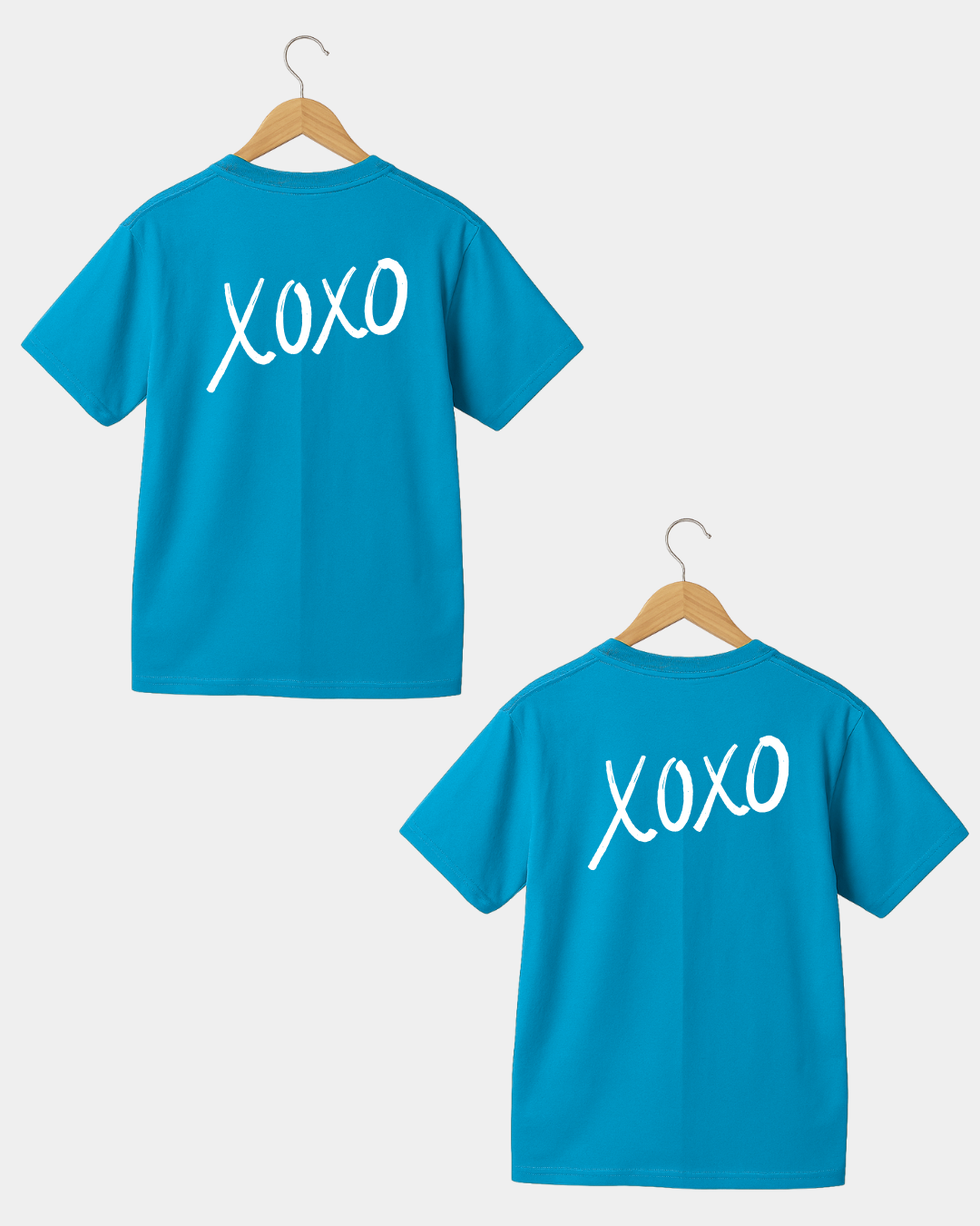 Love XOXO  Men & Women Coulpe T-shirt