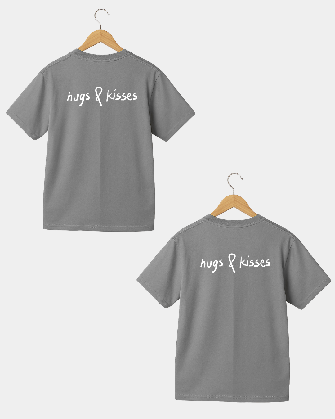 Hugs & Kisses Men & Women Coulpe T-shirt