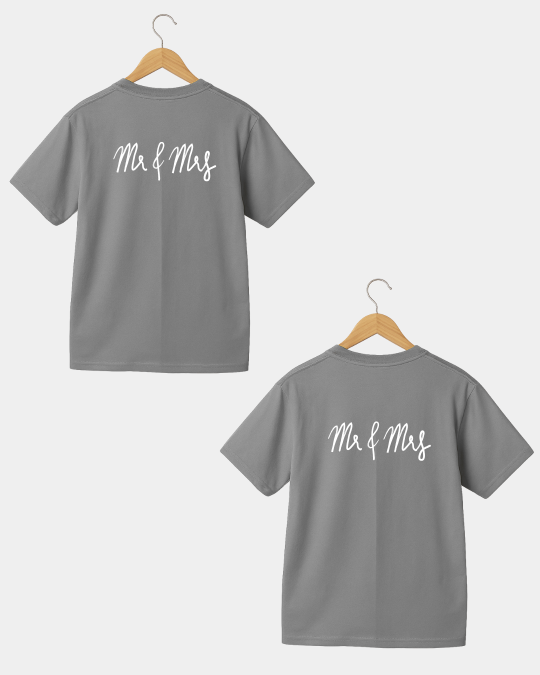 Mr & Mrs Men & Women Coulpe T-shirt