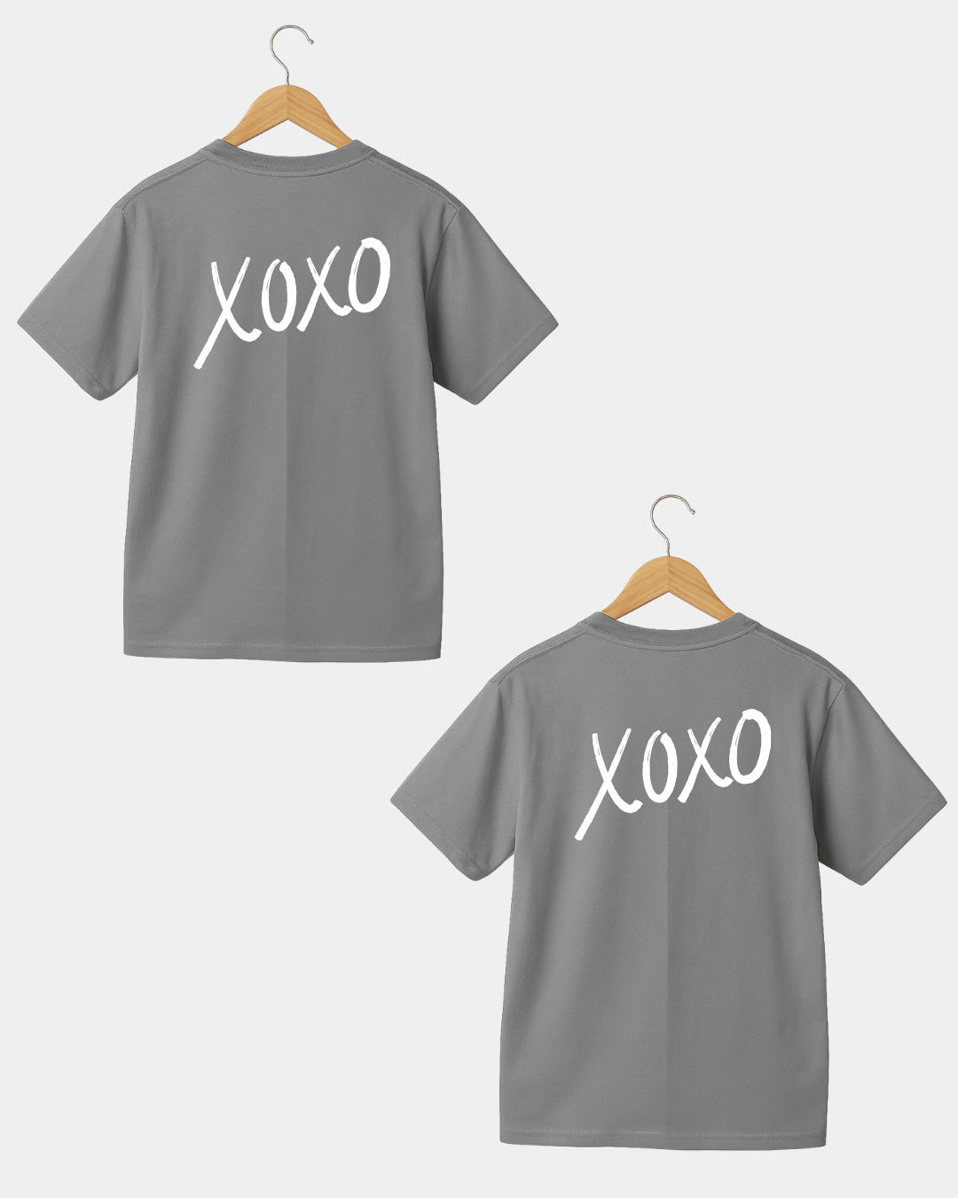 Love XOXO  Men & Women Coulpe T-shirt