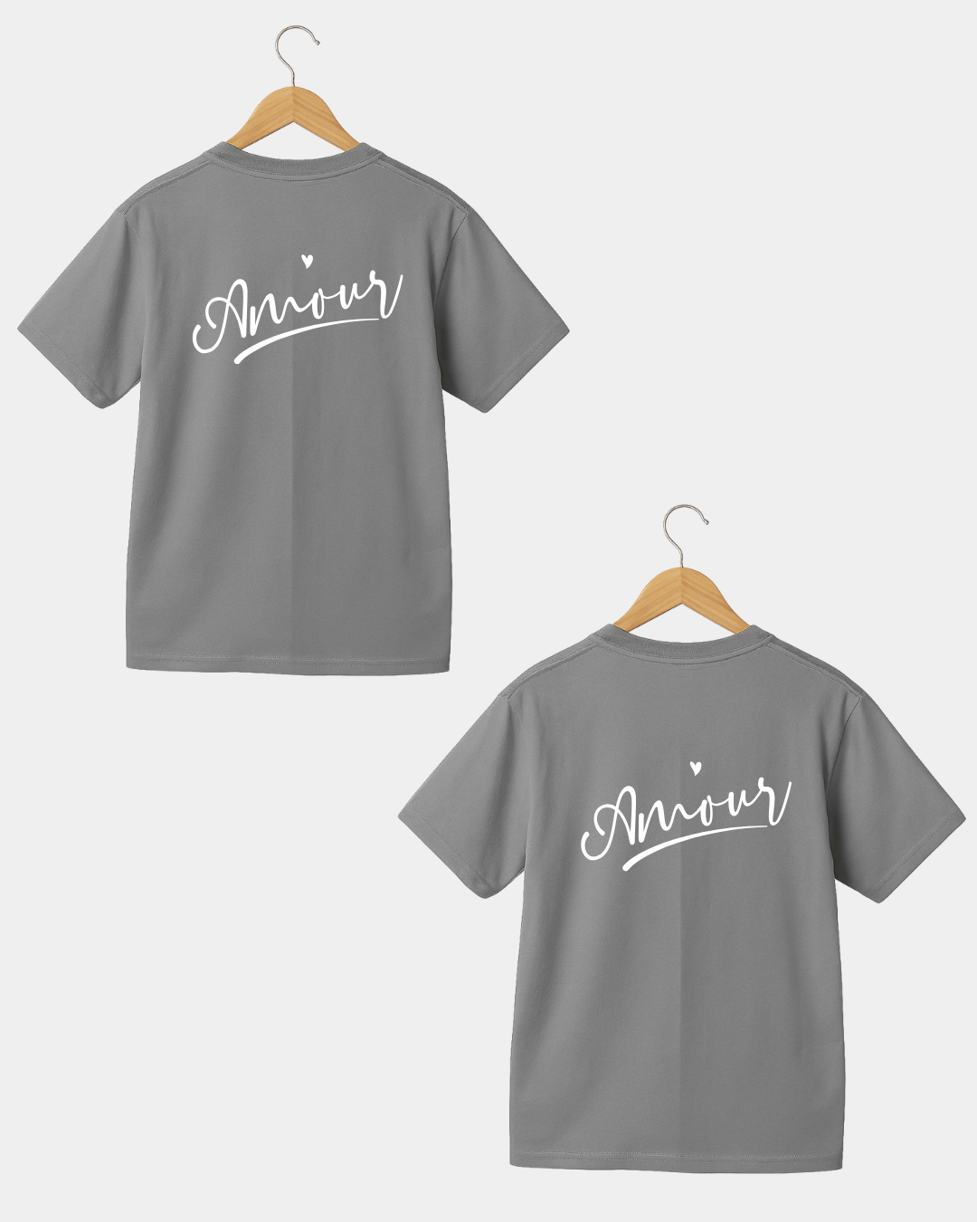 Amour Men & Women Coulpe T-shirt