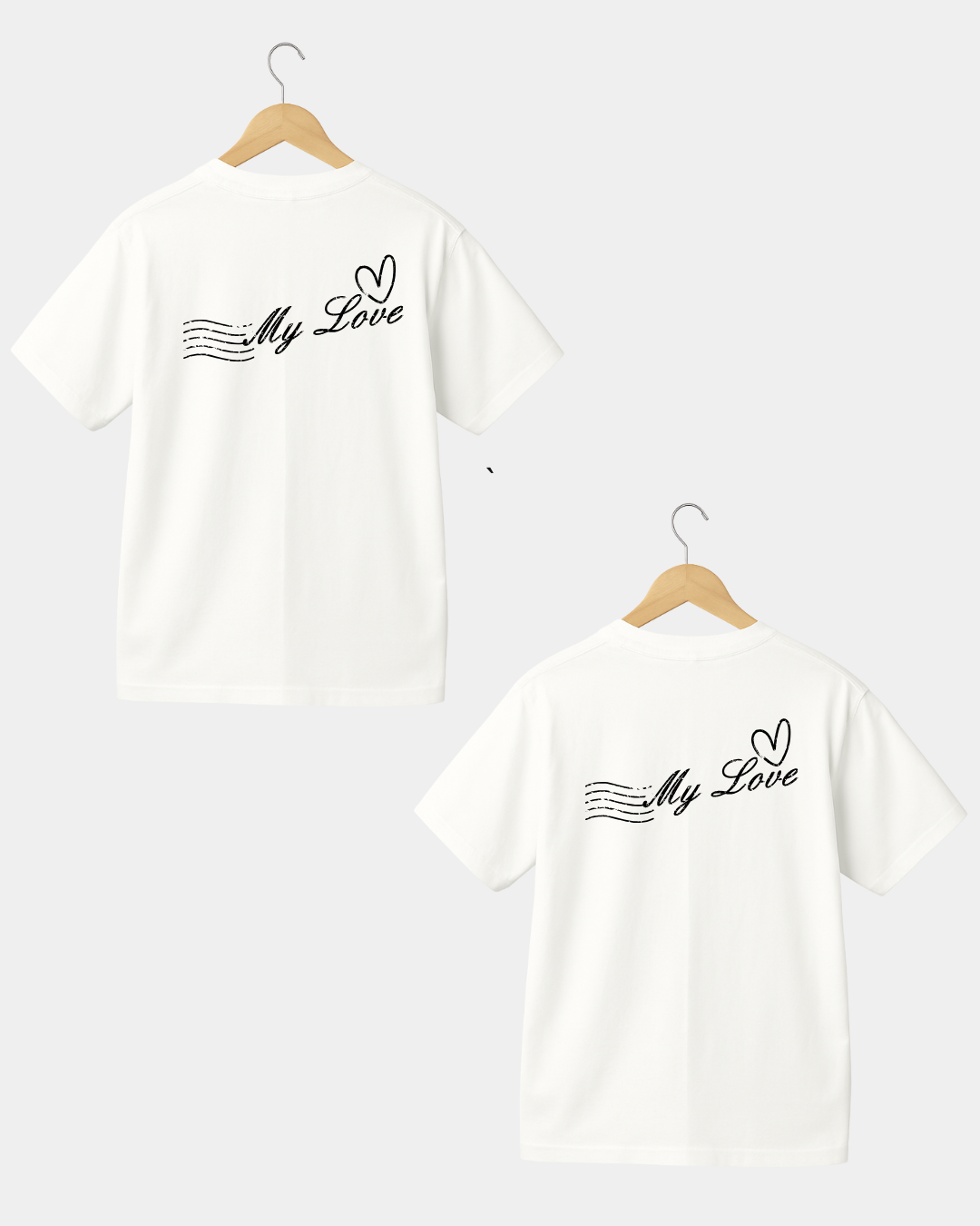 My Love Men & Women Coulpe T-shirt