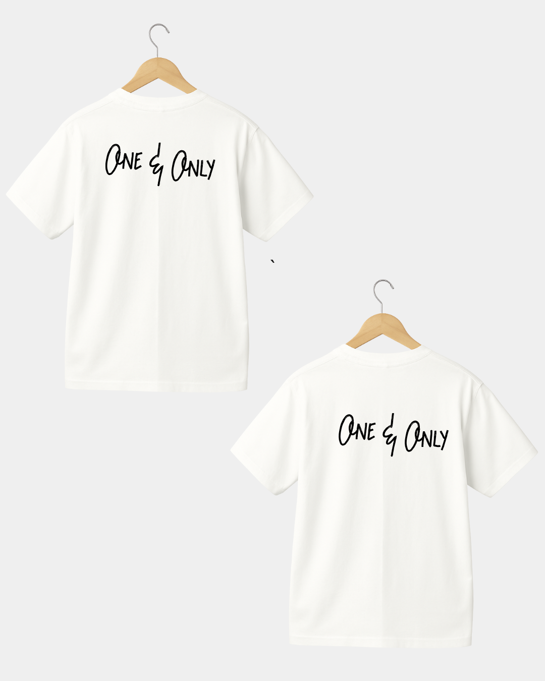 One And Only Men & Women Coulpe T-shirt