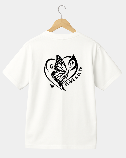 Peace and love  Unisex  t-shirt