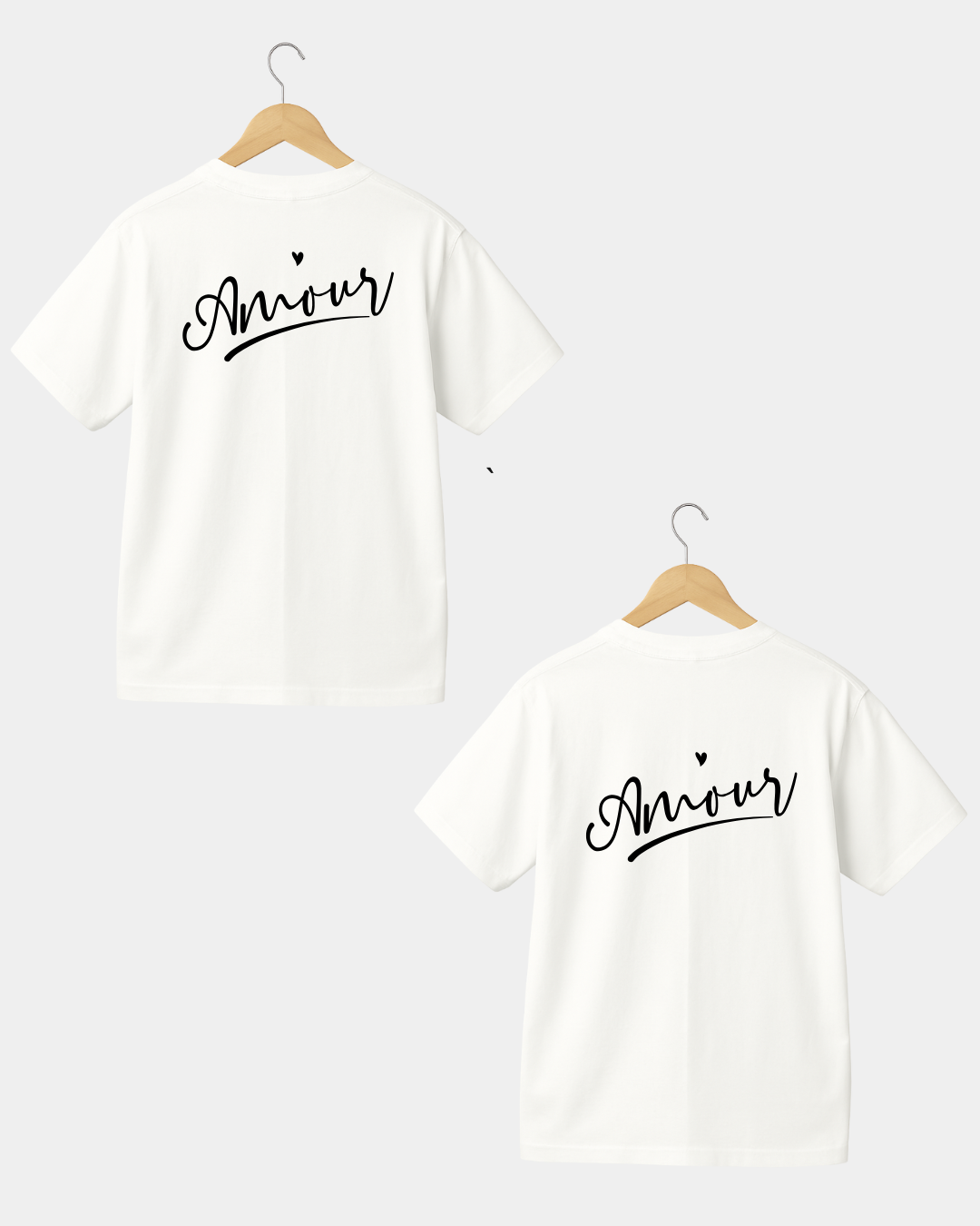 Amour Men & Women Coulpe T-shirt