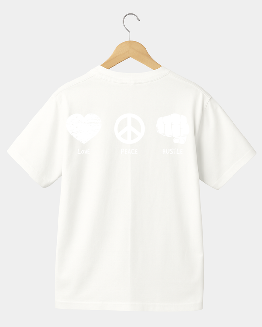 Love peace hustle Unisex t-shirt