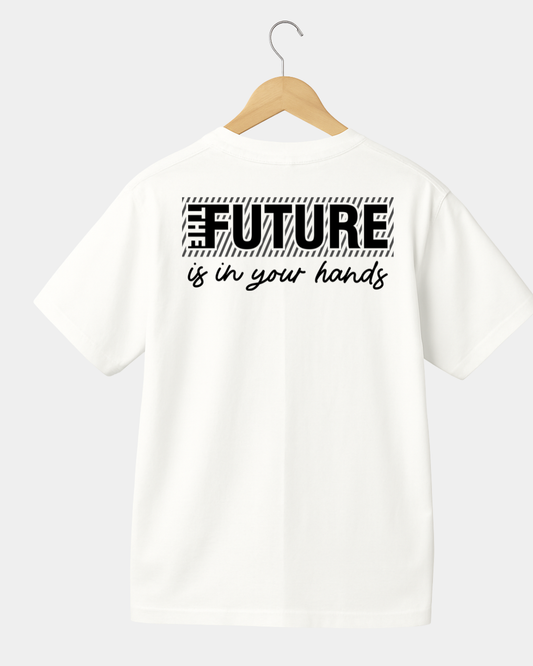 Future is in your hands white Unisex T-shirt
