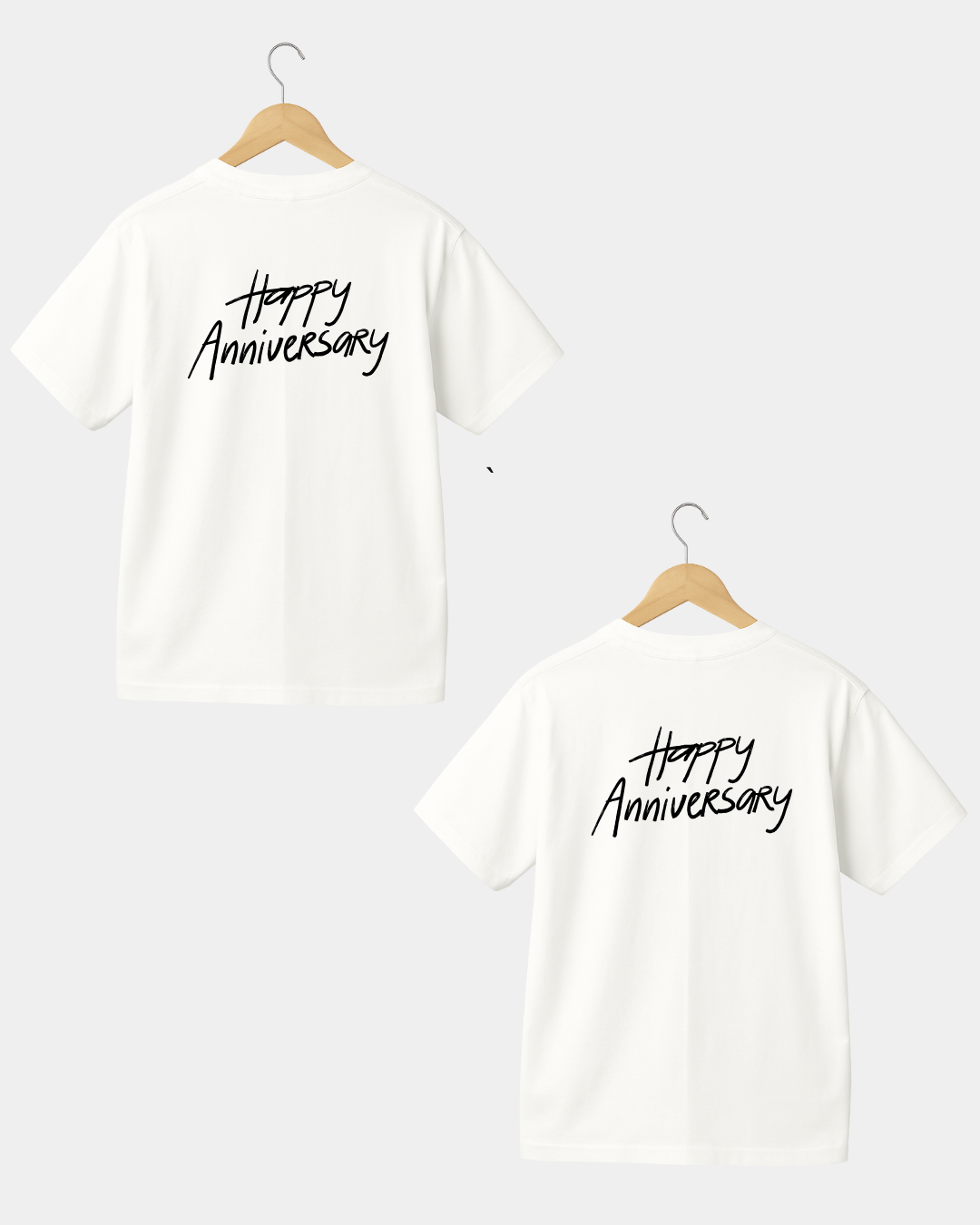 Happy Anniversary Men & Women Coulpe T-shirt