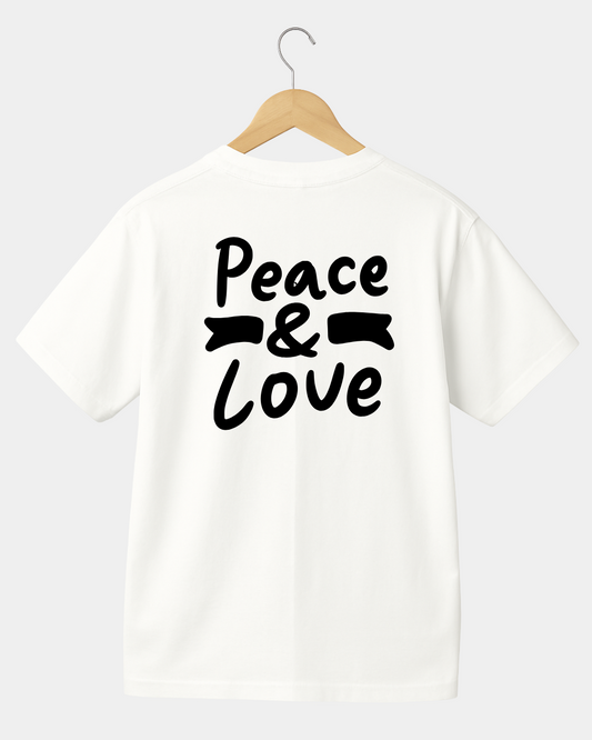 Peace and Love Unisex T-shirt