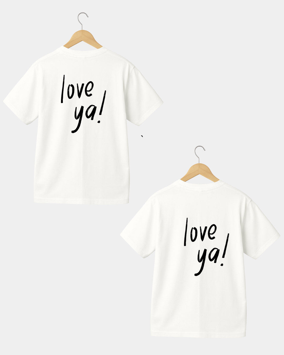 LOVE YA Men & Women Coulpe T-shirt