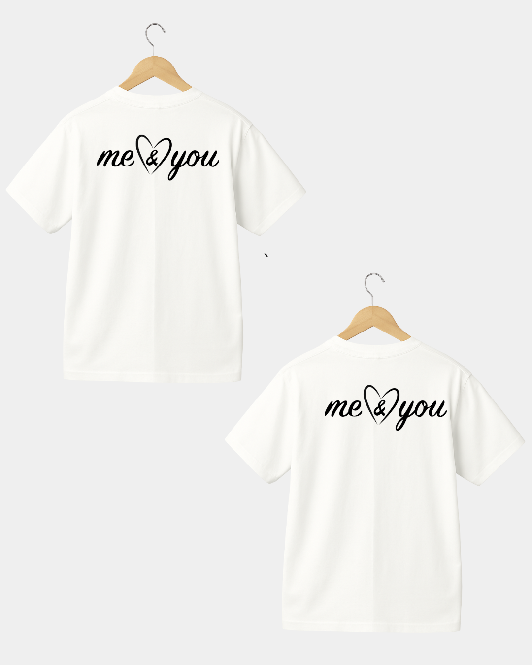 YOU and Me Men & Women Coulpe T-shirt (Copy)