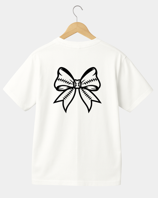 Baseball  bow  Unisex t-shirt