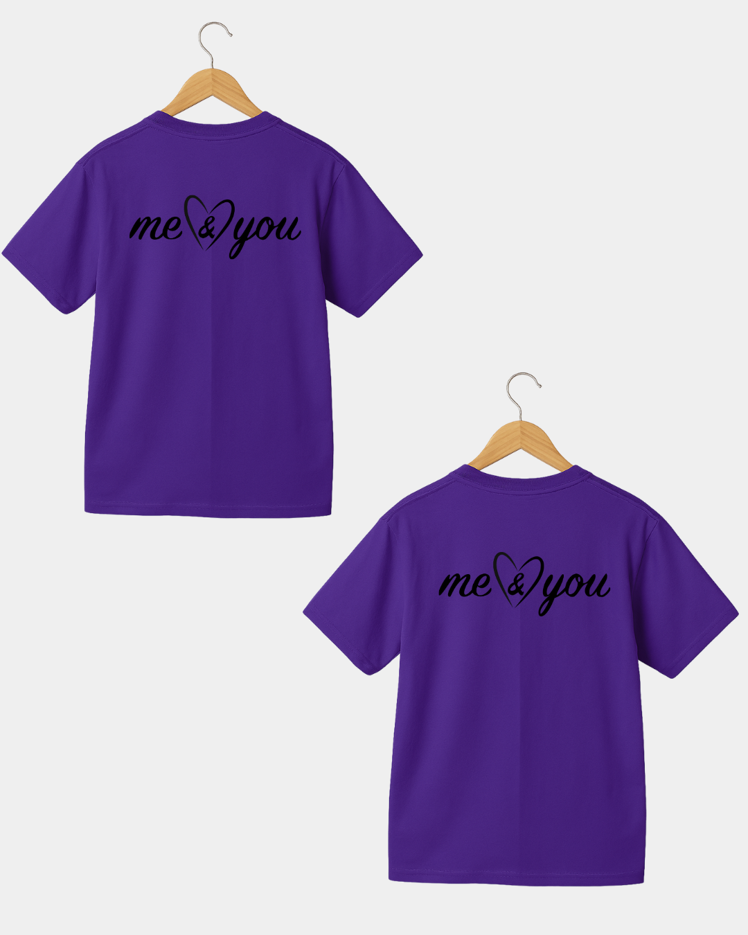 YOU and Me Men & Women Coulpe T-shirt (Copy)