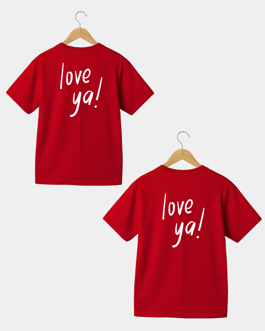 LOVE YA Men & Women Coulpe T-shirt