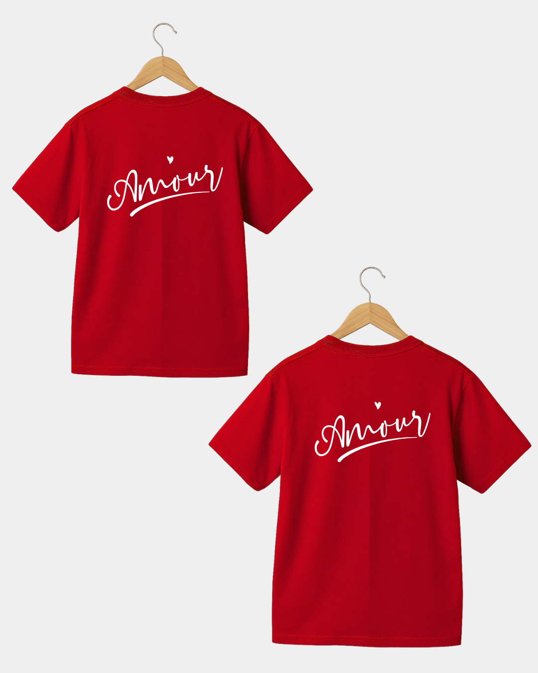 Amour Men & Women Coulpe T-shirt