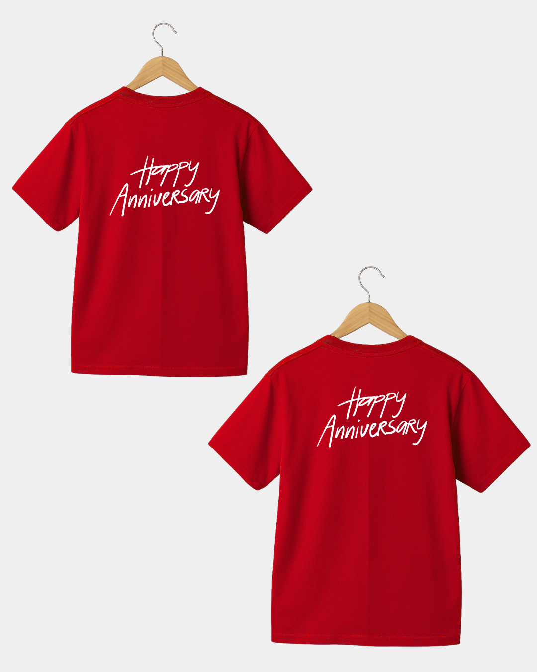 Happy Anniversary Men & Women Coulpe T-shirt