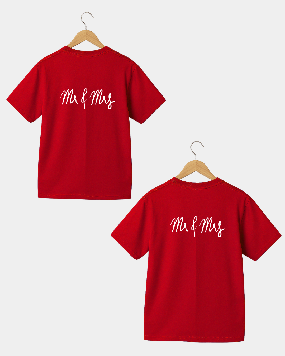 Mr & Mrs Men & Women Coulpe T-shirt