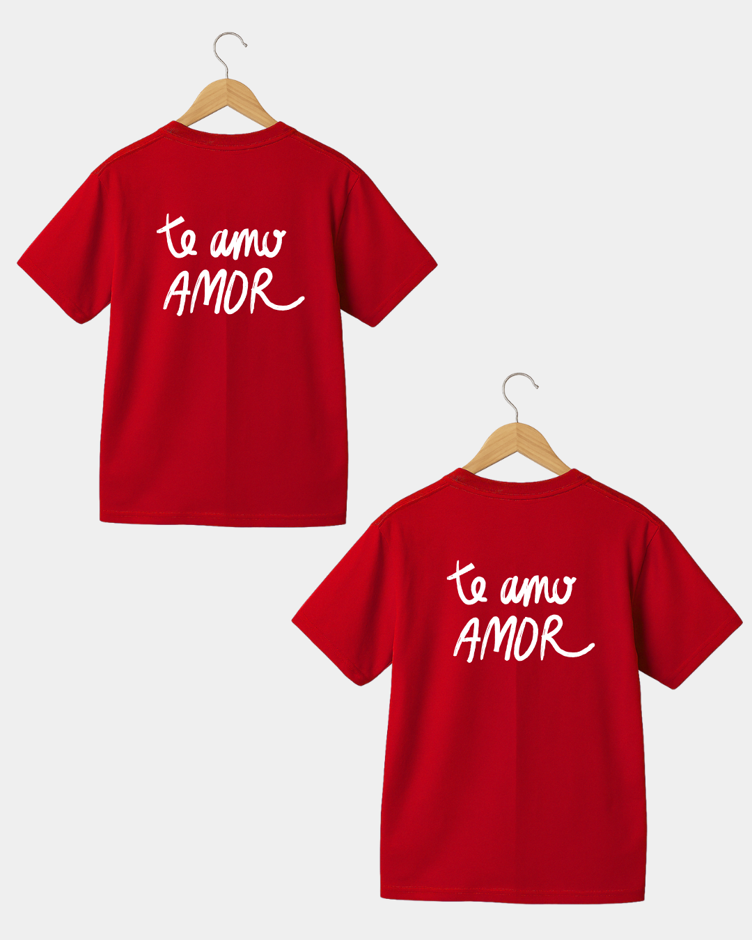 Te Amo Amor Men & Women Coulpe T-shirt