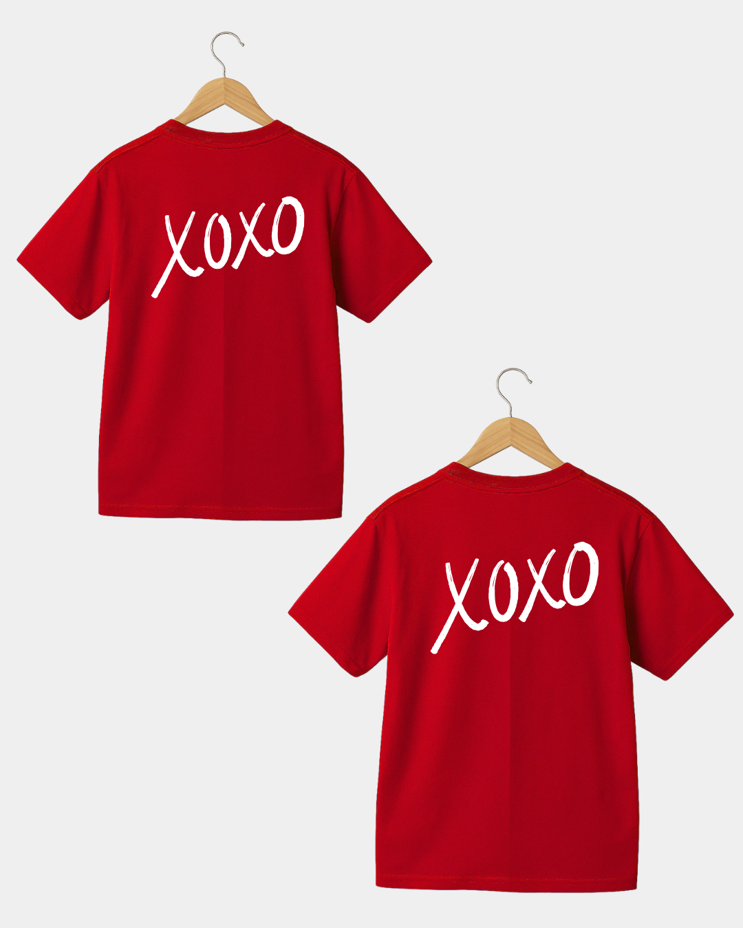Love XOXO  Men & Women Coulpe T-shirt