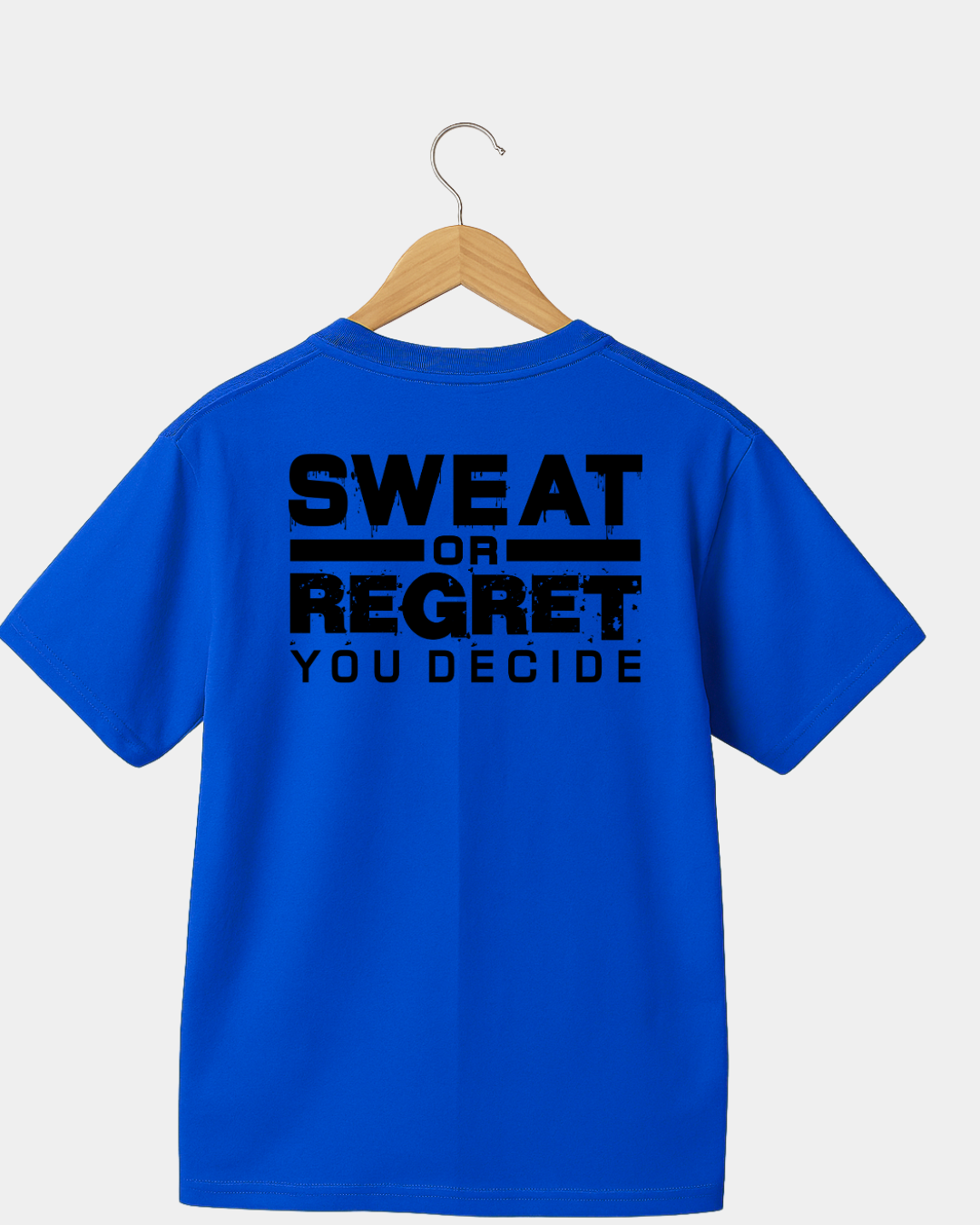 Sweat or regret black Unisex T-shirt
