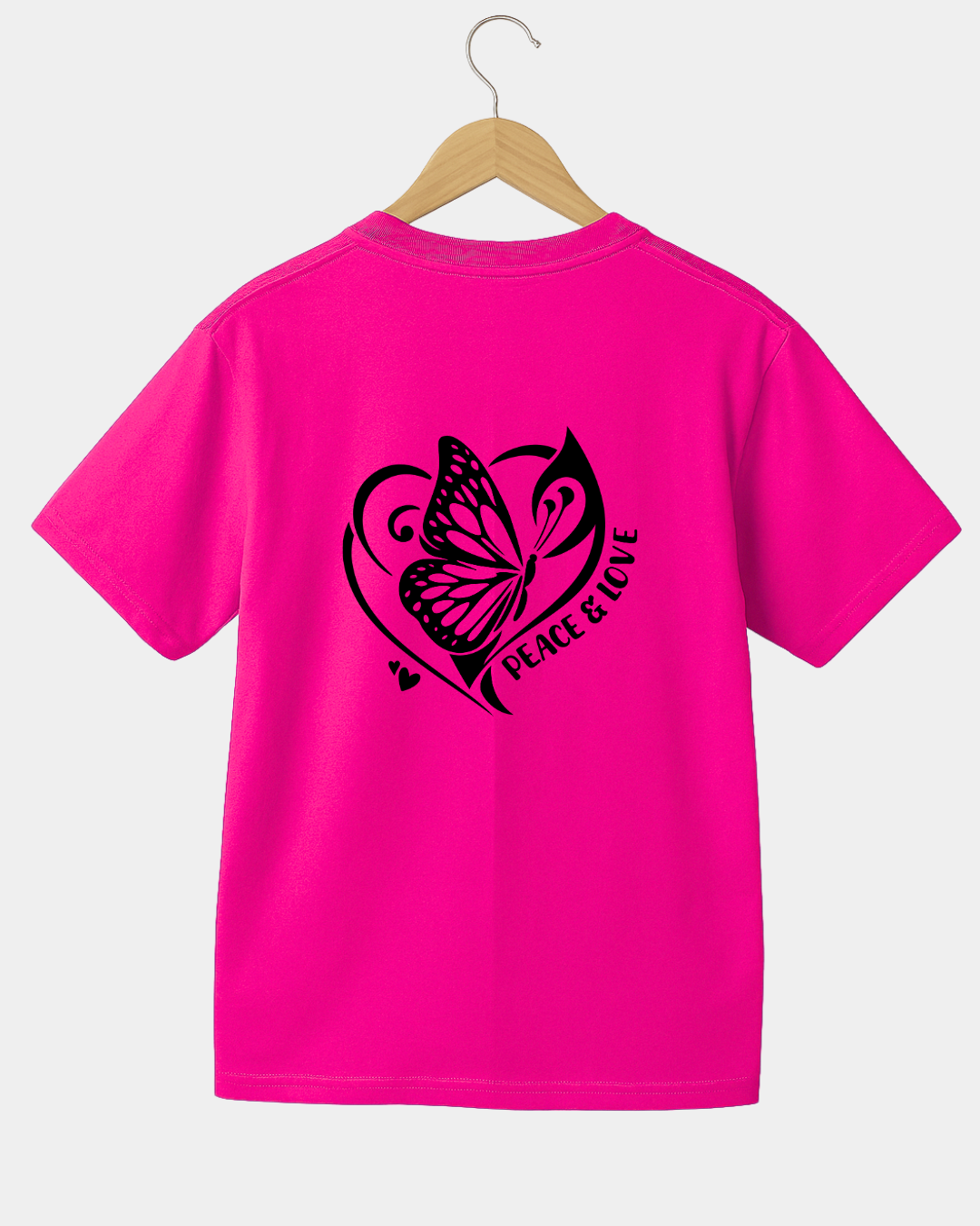 Peace and love  Unisex  t-shirt