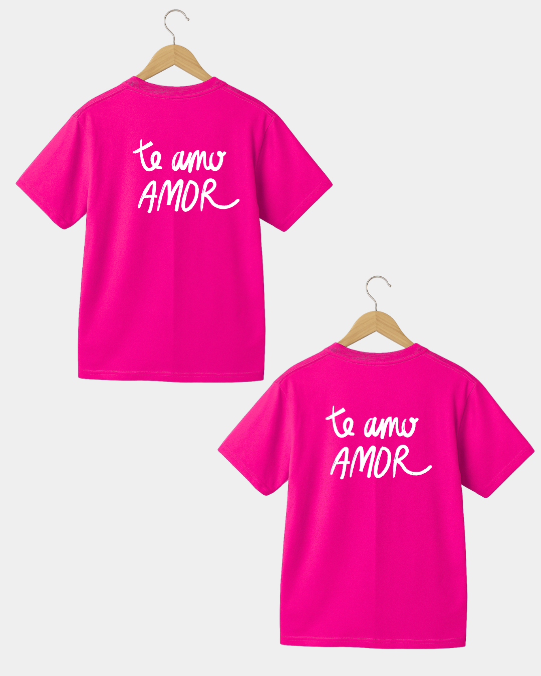 Te Amo Amor Men & Women Coulpe T-shirt