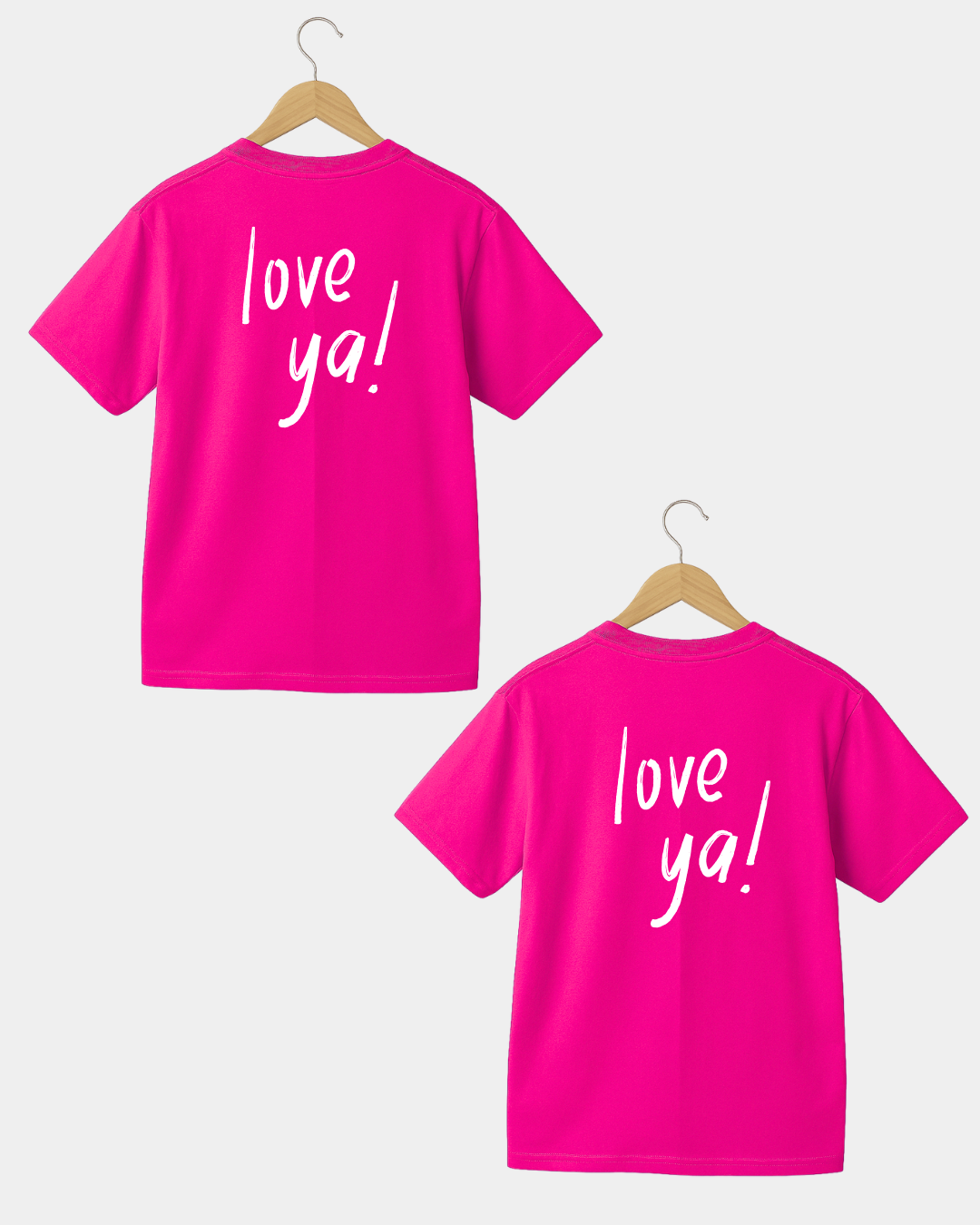 LOVE YA Men & Women Coulpe T-shirt