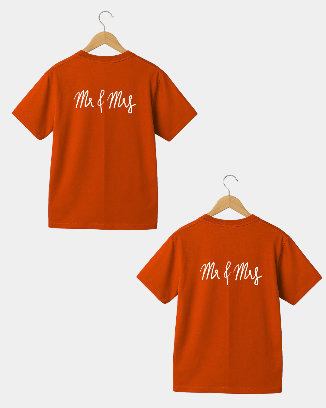 Mr & Mrs Men & Women Coulpe T-shirt