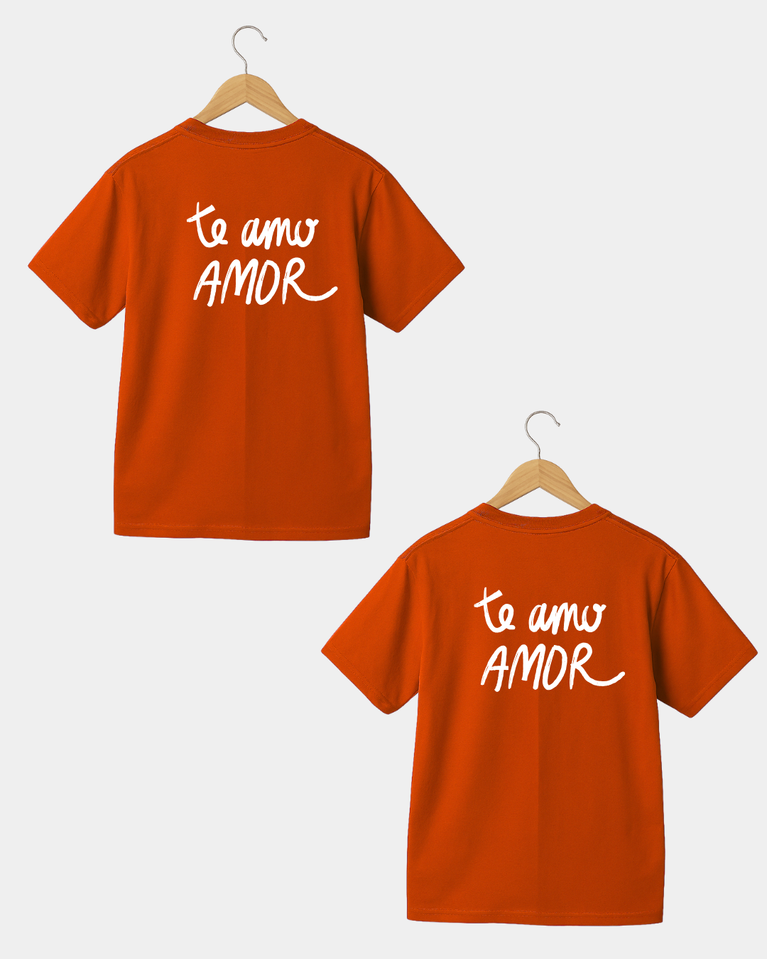 Te Amo Amor Men & Women Coulpe T-shirt