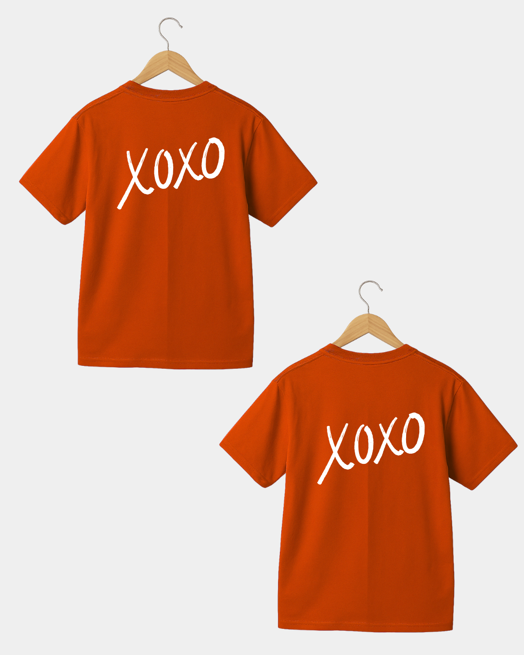 Love XOXO  Men & Women Coulpe T-shirt
