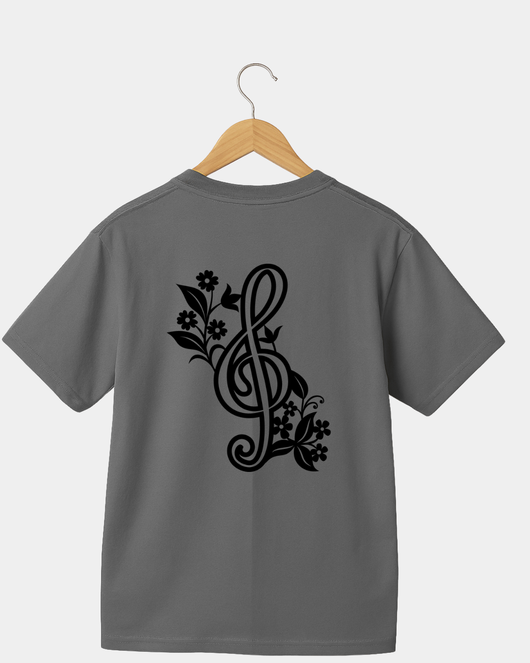 Flower treble clef  Unisex  t-shirt