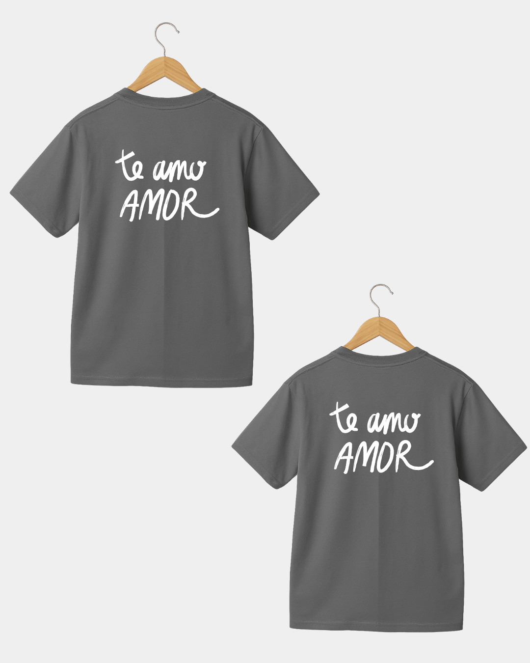 Te Amo Amor Men & Women Coulpe T-shirt