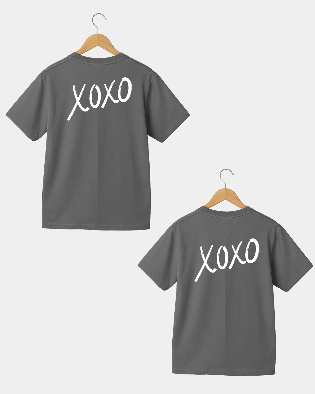Love XOXO  Men & Women Coulpe T-shirt