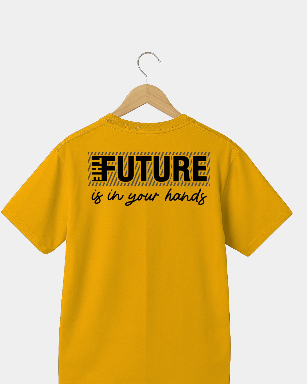 Future is in your hands white Unisex T-shirt