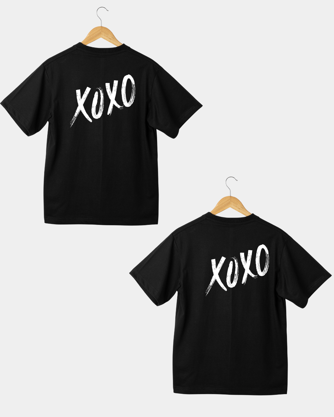 Love XOXO  Men & Women Coulpe T-shirt